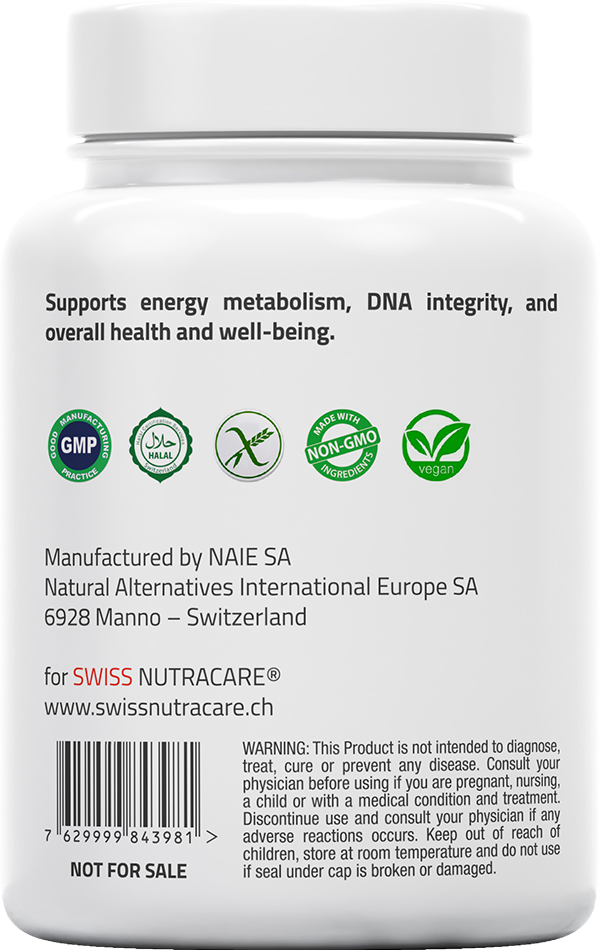 NMN 200 Plus 4 - Healthy Aging - Swiss Nutracare